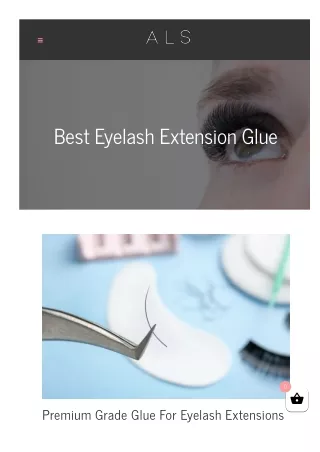 Best Eyelash Extension Glue
