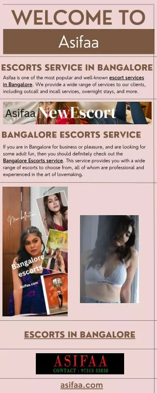Bangalore Escorts service