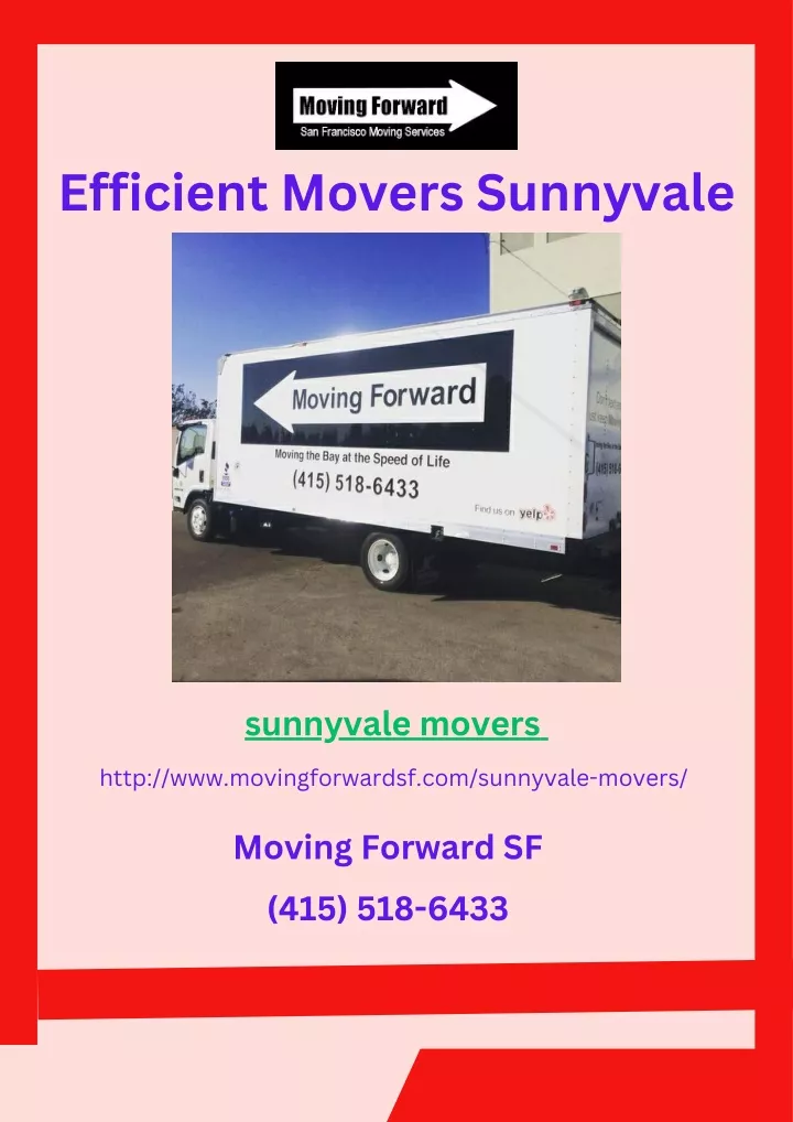 efficient movers sunnyvale