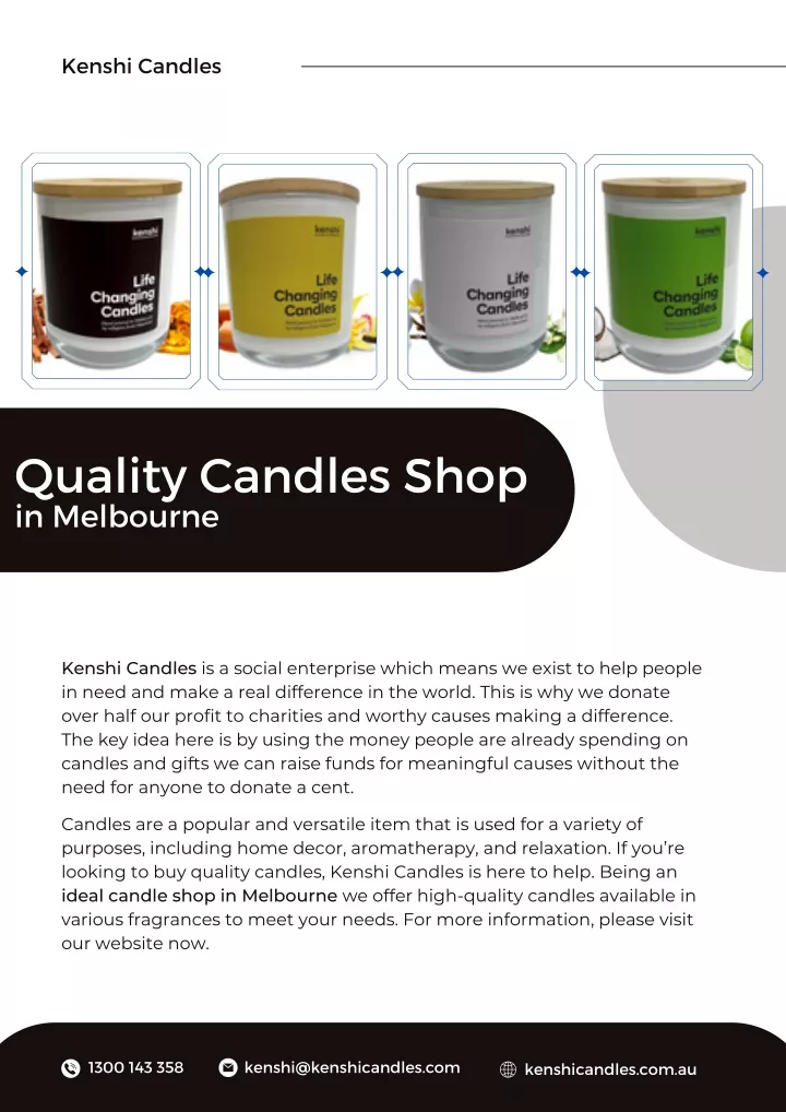 kenshi candles