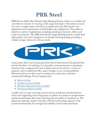 PRK Steel