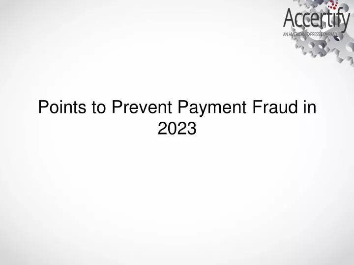 points to prevent payment fraud in 2023