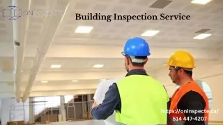 Building Inspection Service