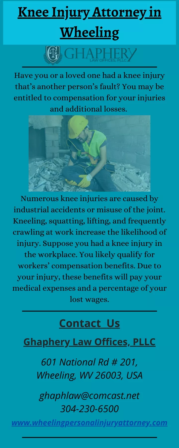 knee injury attorney in wheeling