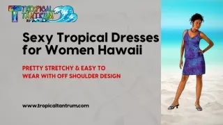 Sexy Tropical Dresses for Women Hawaii