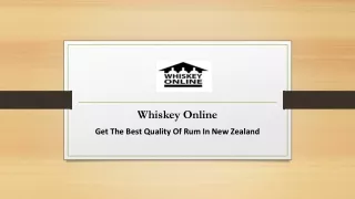 Get The Best Quality Of Rum In New Zealand