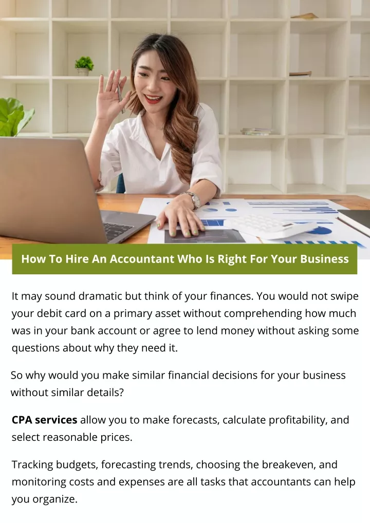 how to hire an accountant who is right for your