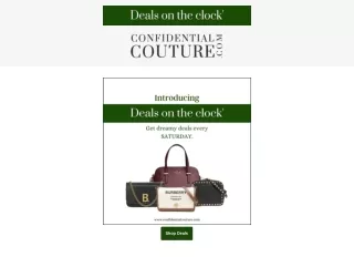 Deals on the Clock'-Shop & Sell 100% Authentic Pre-owned Luxury Handbags
