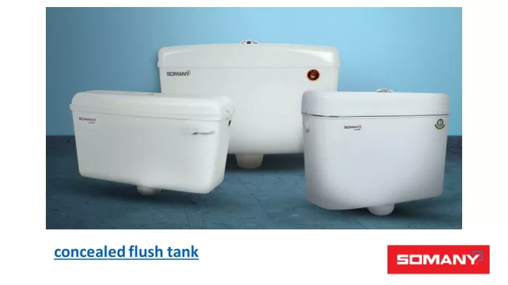 concealed flush tank