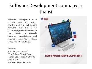 Software Development company in Jhansi