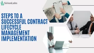 Steps to a Successful Contract Lifecycle Management Implementation