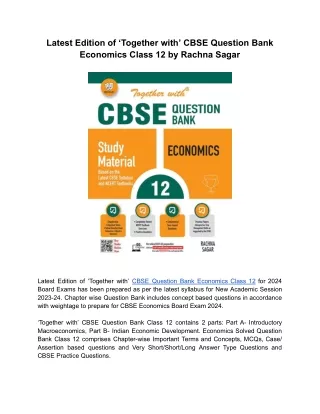 latest edition of together with cbse question