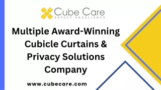Multiple Award-Winning Cubicle Curtains & Privacy Solutions Company