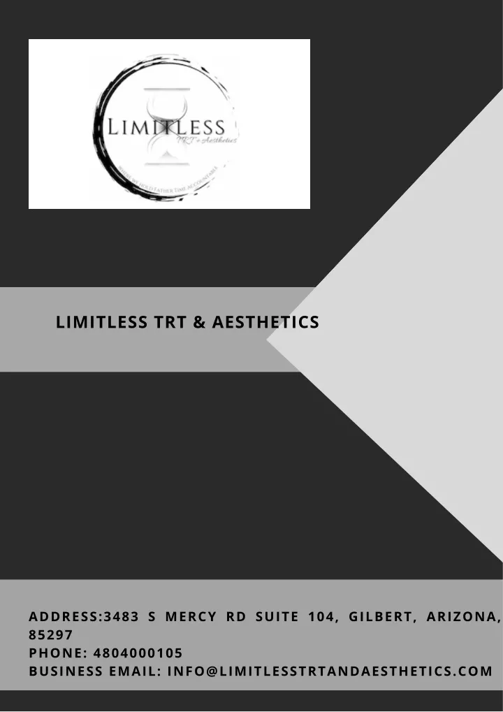 PPT Limitless TRT & Aesthetics 6 PowerPoint Presentation, free