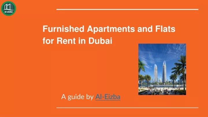 furnished apartments and flats for rent in dubai