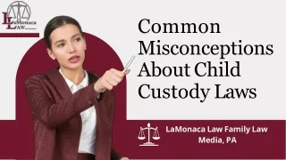 Common Misconceptions About Child Custody Laws