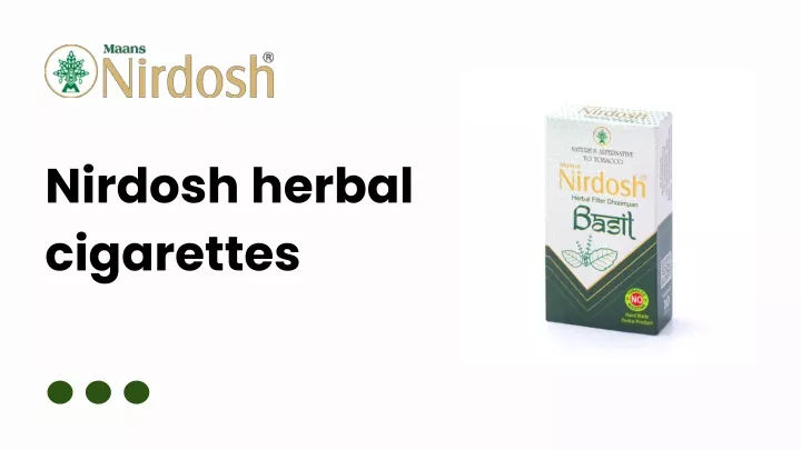 nirdosh herbal cigarettes