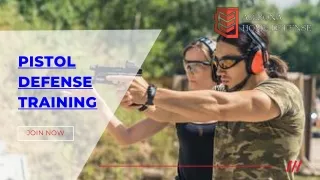 Pistol Defense Training
