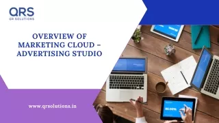 overview of marketing cloud advertising studio