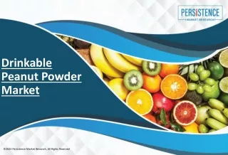 drinkable peanut powder market