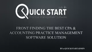 Finding the best CPA & Accounting Practice Management Software Solution