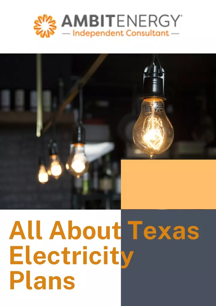 all about texas electricity plans