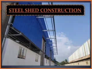 steel shed construction