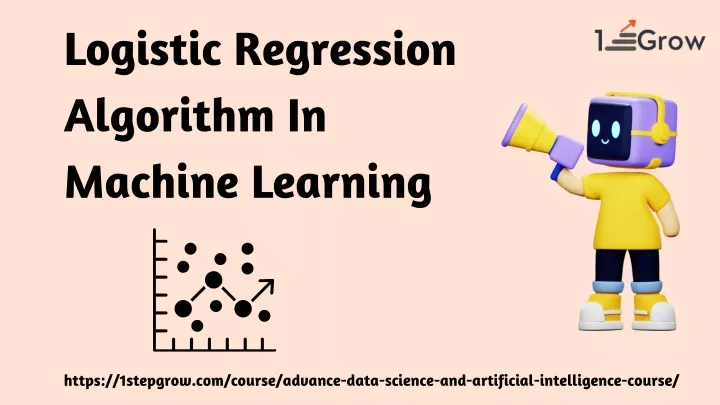 logistic regression algorithm in machine learning