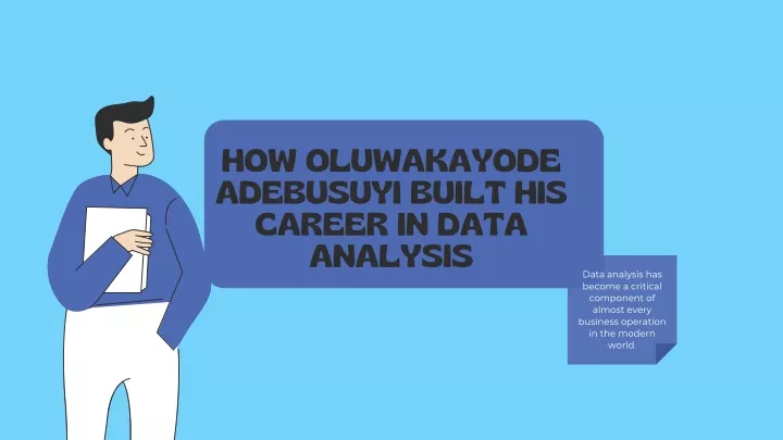 how oluwakayode adebusuyi built his career