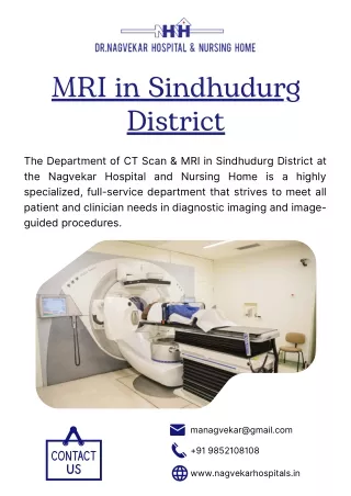 MRI in Sindhudurg District