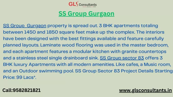 ss group gurgaon