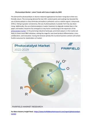 Photocatalyst Market