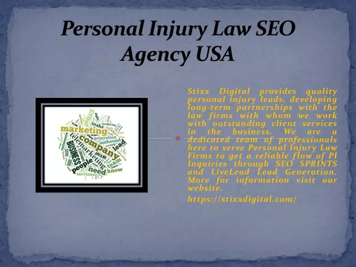 personal injury law seo agency usa