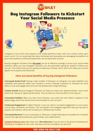 Buy Instagram Followers to Kickstart Your Social Media Presence