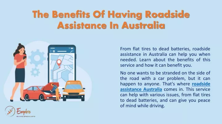 the benefits of having roadside assistance in australia