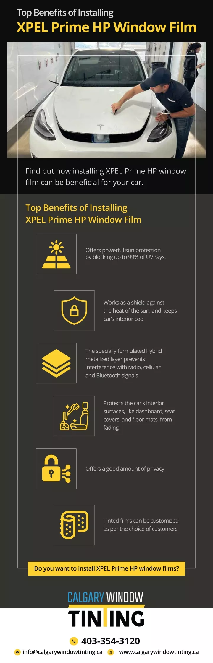 top benefits of installing xpel prime hp window