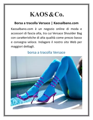 borsa a tracolla versace kaosalbano com