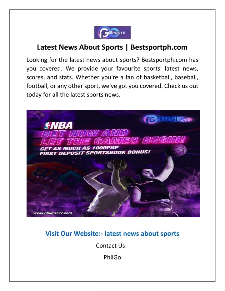 latest news about sports bestsportph com