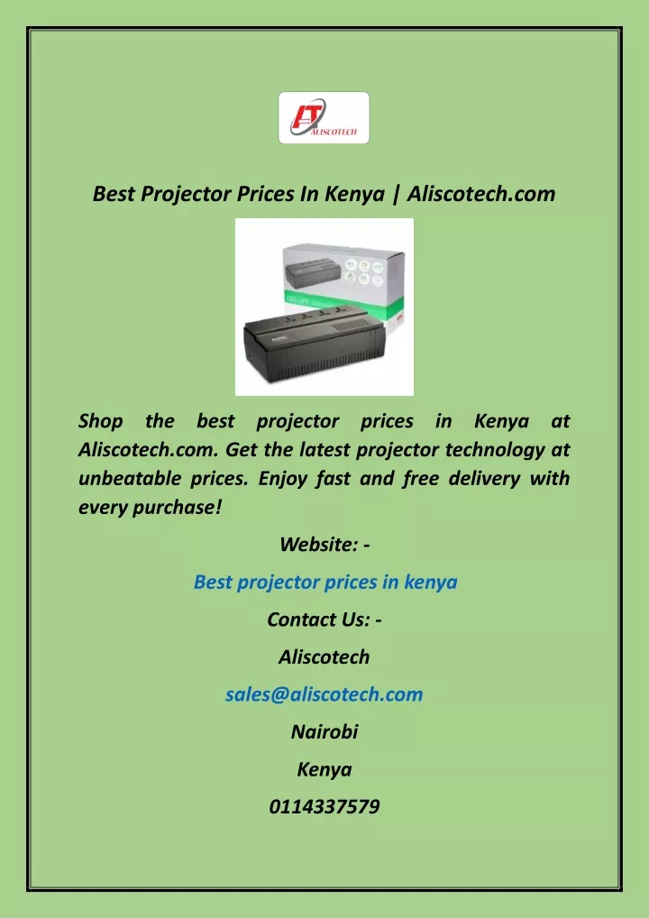 best projector prices in kenya aliscotech com