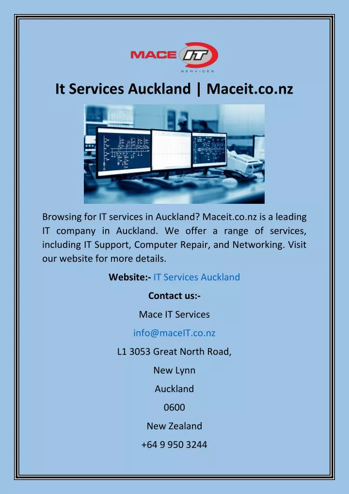 it services auckland maceit co nz