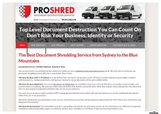 email info@proshred com au tel 0412 863 248