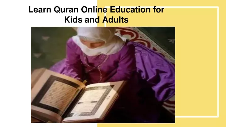 learn quran online education for kids and adults