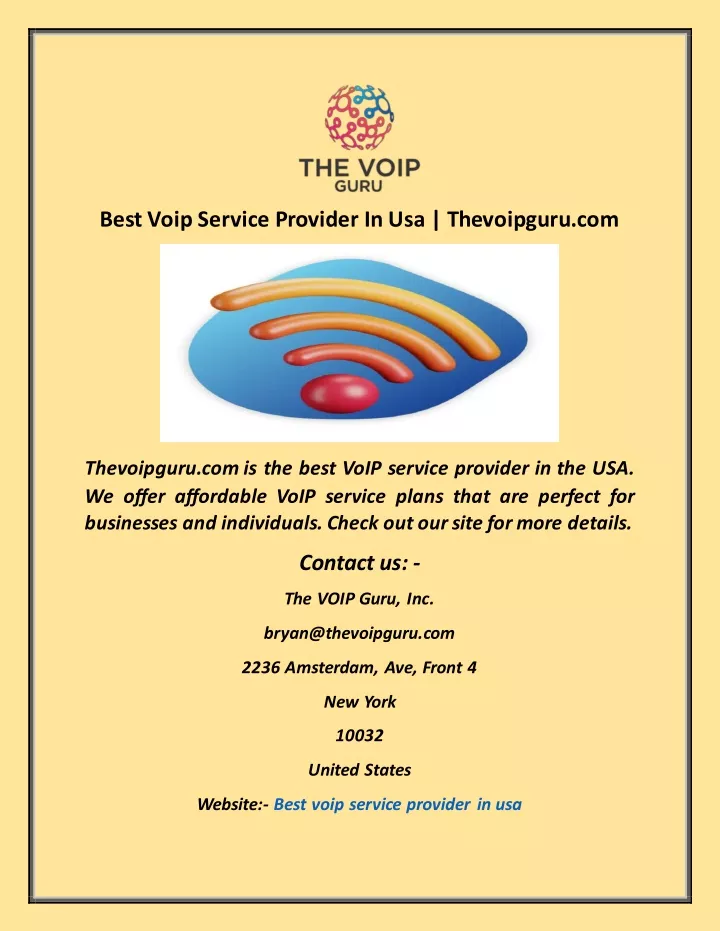 best voip service provider in usa thevoipguru com