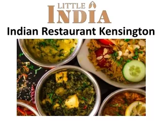 Indian Restaurant Kensington