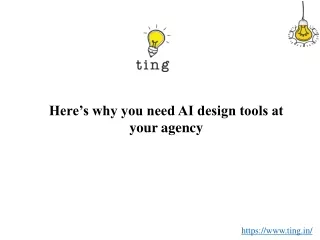 Here’s why you need AI design tools at your agency