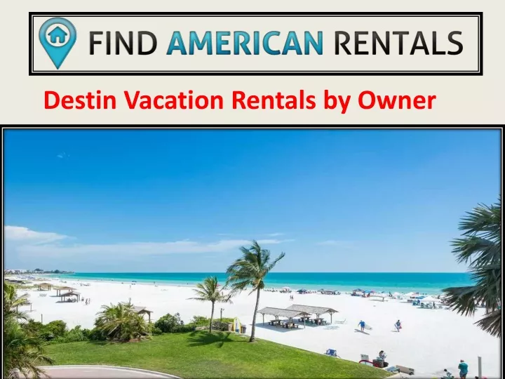 destin vacation rentals by owner