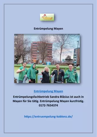 Entrümpelung Mayen