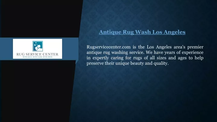 antique rug wash los angeles