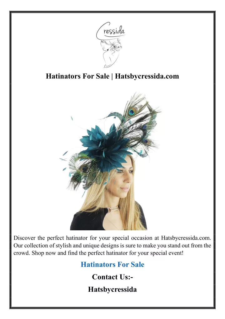 hatinators for sale hatsbycressida com