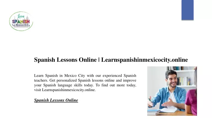 spanish lessons online learnspanishinmexicocity